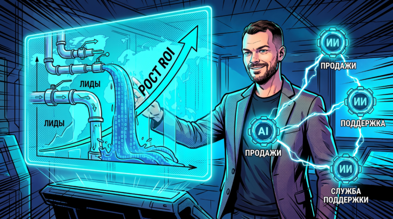 ИИ-агенты для бизнеса: автоматизация продаж, поддержки и маркетинга с окупаемостью за 3–6 месяцев